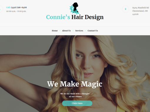 Connie’s Hair Design Website
