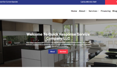 Quick Response Service Company LLC Website Launch