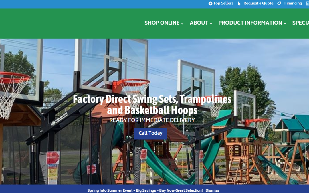Kids World Play Systems Website