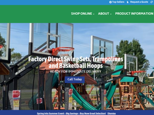 Kids World Play Systems Website
